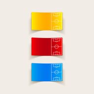 realistic design element playing field N23