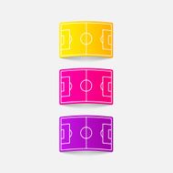realistic design element playing field N24