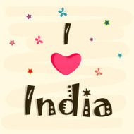 Stylish greeting card for Indian Independence Day celebrations