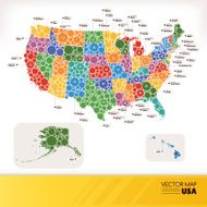 Map of USA N5