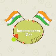 Indian Independence Day celebration sticky design