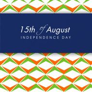 Independence Day poster design with Indian national flag color