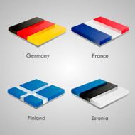 European Country Flags Part 4