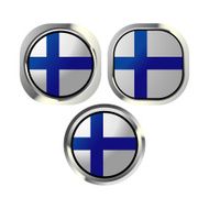 Finland flag button N2