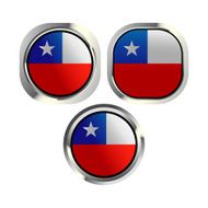 Chile Flag Button N3