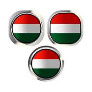 Hungary flag button N2