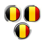 Belgium Flag Button N2