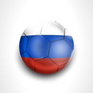 Creative Russia Football Design Illustration N2