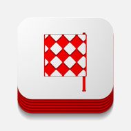 square button linesman flag N10