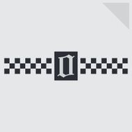 checkered flag art N16