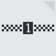 checkered flag art N22