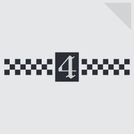 checkered flag art N24