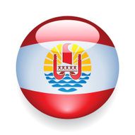 World Flag Button French Polynesia