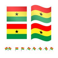 Ghana Flags