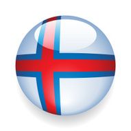 World Flag Button Faroe Islands