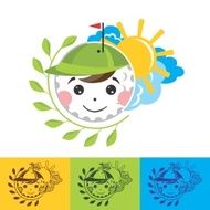 Golf Illustration N2