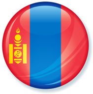 Mongolia Super Glossy Flag