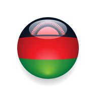 World Flag Button Malawi