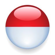 World Flag Button Monaco