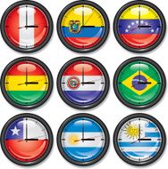 Clocks-South America