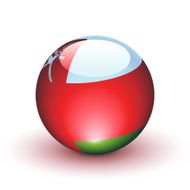 Oman Flag Sphere
