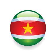 World Flag Button Suriname