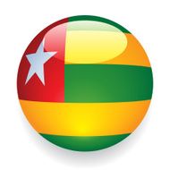 World Flag Button Togo