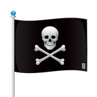 Modern piracy flag
