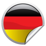 German flag sticker