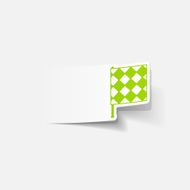realistic design element linesman flag N33