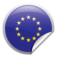European Union Flag Sticker N2
