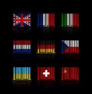 Creative Barcode Europe Flag