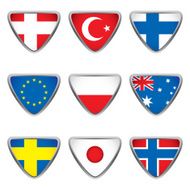 World flags collection E 3 4