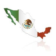 Mexico Flag Map N9