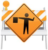 Construction Road Sign
