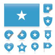 Somalia flag set