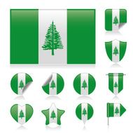Norfolk Island flag set