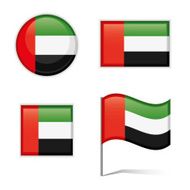 United Arab Emirates flags