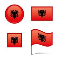 Albania flags