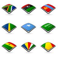 World flags collection A 7 10