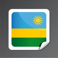 Rwanda Flag Icon N4