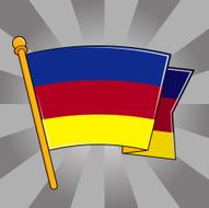 Flag of Transylvania (Landesfarben)