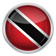 Glossy Button - Flag of Trinidad and Tobago N4