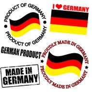 Product of Germany stamps
