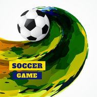 abstract grunge style football