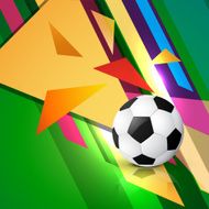 abstract football art