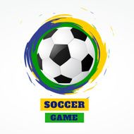 abstract grunge style football N2
