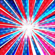 4th of july american independence day flag celebration swirl wave
