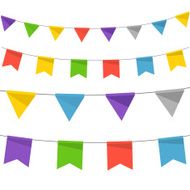 Christmas color garland collection