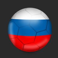 Russian Ball Creative colored design